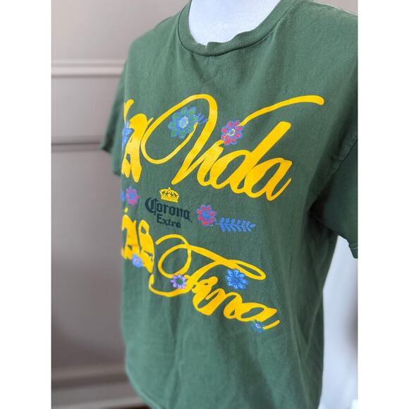 Corona Extra La Vida Mas Fina T-Shirt Size Medium - Picture 2 of 4